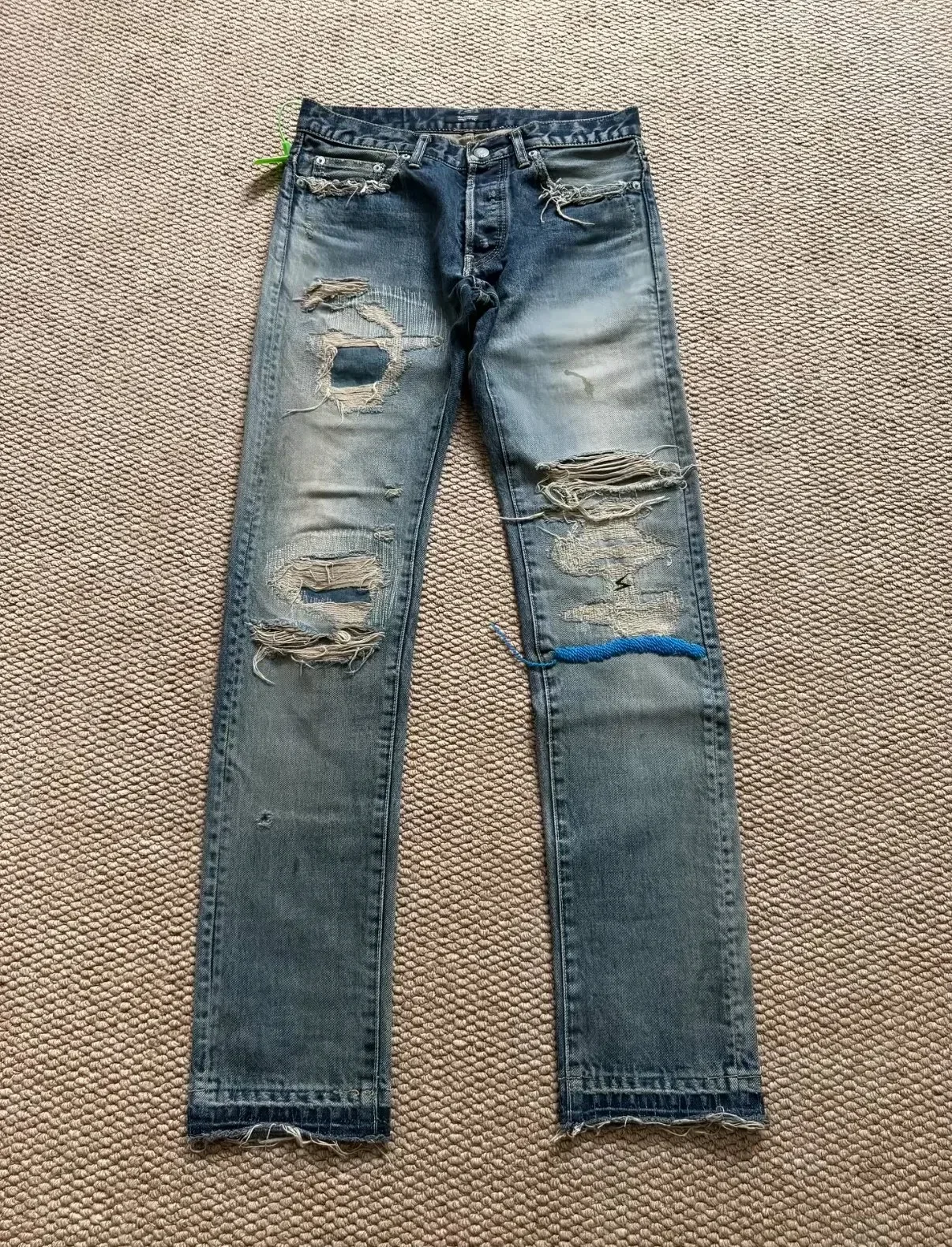 Undercover Black Yarn Jeans