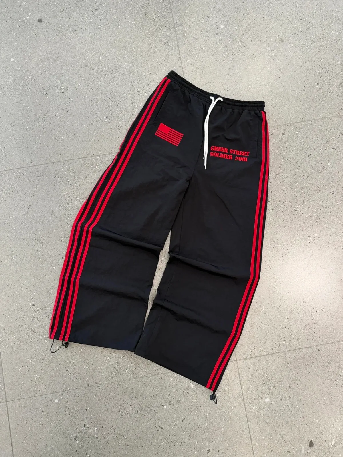 GS007 Woven Flag Pants